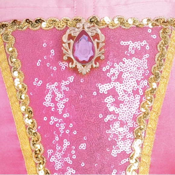 Disney Store Girl Sleeping Beauty Princess Aurora Halloween Costume Size 140 - Picture 4 of 13